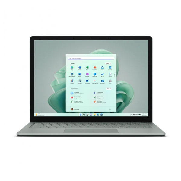 تصاویر لپ تاپ مایکروسافت 13.5 اینچ مدل Surface Laptop 5 پردازنده Core i5 رم 16GB حافظه 512gb سبز/نقره ای/رزگلد